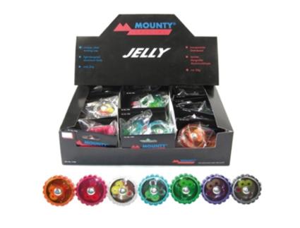 Campainha de bicicleta ASISTA Mini Jelly Giratoria Surtido Colores (Aluminio)