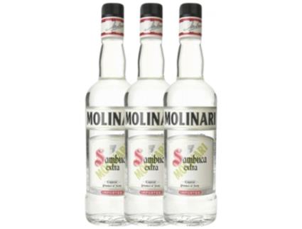 Licor MOLINARI Molinari Sambuca Extra (0.7 L - 3 unidades)