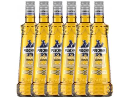 Vodka PEQUEÑOS PRODUCTORES Puschkin Time Warp (0.7 L - 6 unidades)
