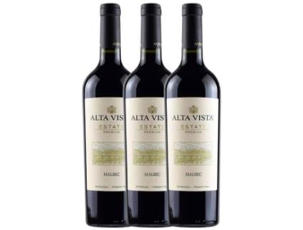 Vinho ALTAVISTA Altavista Premium Malbec Mendoza (0.75 L - 3 unidades)