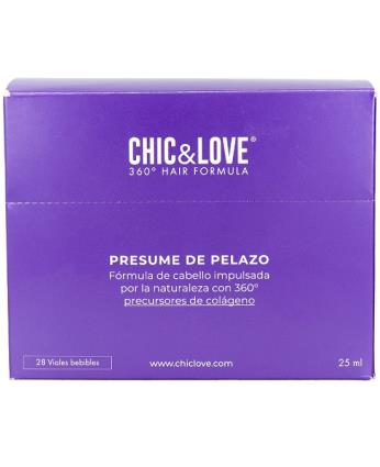 Viales Bebibles Hair Frmula 360 Chic Love 28 unid x 25 ml