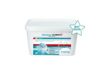 Chlorilong Ultimate 7 BAYROL Sem Sulfato De Cobre - Tabletas Multi-Ação