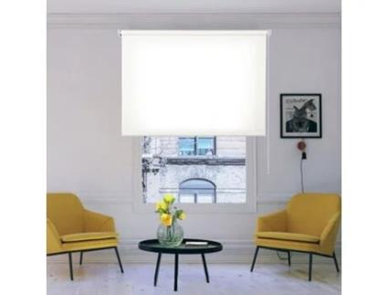 Estor STORESDECO (180 x 180cm - Poliéster - Branco)