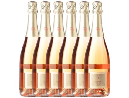 Espumante CARLES ANDREU Carles Andreu Rosat Trepat Brut Cava Joven (0.75 L - 6 unidades)