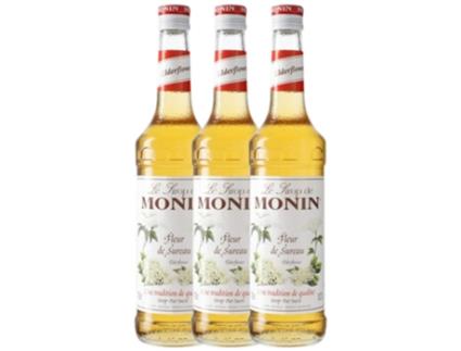 Licor MONIN Schnapp Monin Sirope Flor De Saúco Fleur De Sureau (0.7 L - 3 unidades)