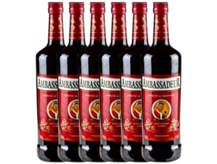 Licor AMBASSADEUR Ambassadeur (1 L - 6 unidades)