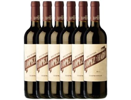 Vinho HACIENDA LÓPEZ DE HARO Hacienda López De Haro Tempranillo Rioja Joven (0.75 L - 6 unidades)