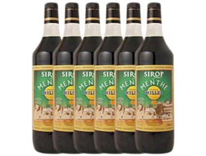 Licor MILLÀS Schnapp Millàs Sirop De Menthe (1 L - 6 unidades)