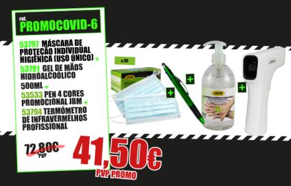 Kit especial proteção e segurança PROMOCOVID-6