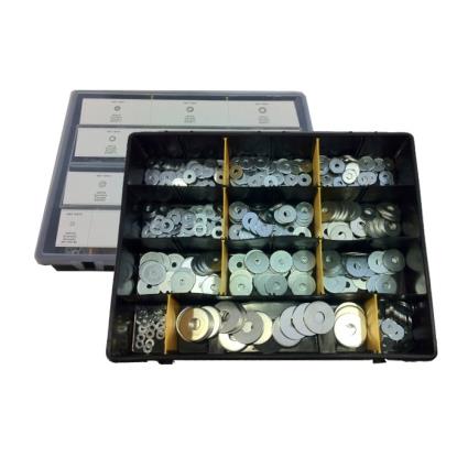 CONJUNTO DE ANILHAS DE FERRO GALVANIZADO, 475PCS 52158