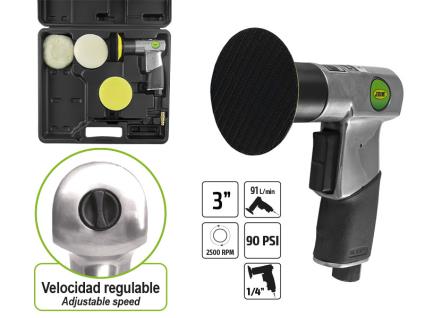 CONJUNTO MINI MÁQUINA DE POLIMENTO  3 PNEUMÁTICA 53576