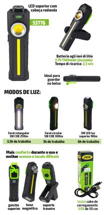 Lanterna de bolso  com bateria 53776