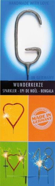 Sparkler 17cm Letra G