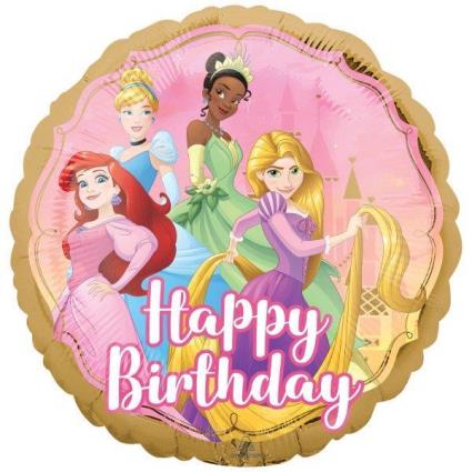 Balão Foil 18 Princess Once Upon A Time Happy Birthday