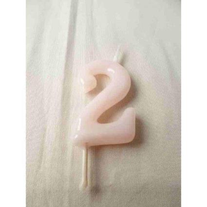 Vela 6cm Nº2 - Branco