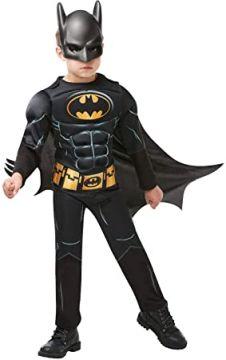 Fato Batman Black Core - 7-8 Anos