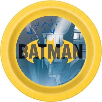 Pratos 20cm Batman Dc