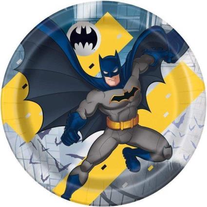 Pratos 23cm Batman Dc
