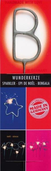 Sparkler 17cm Letra B