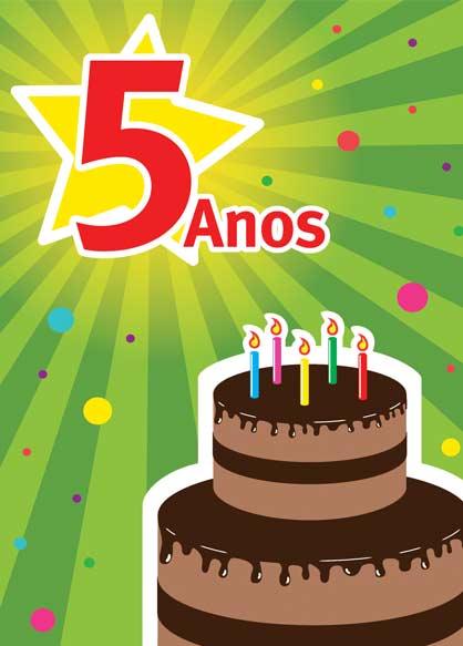 Postal 5 Anos