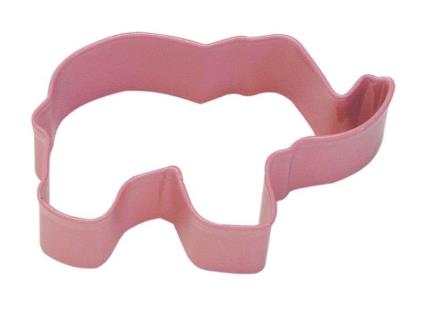 Cortador De Bolachas Elefante - Rosa