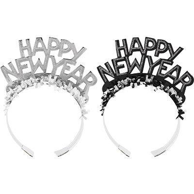 Tiara Em Plástico Happy New Year