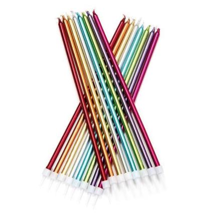 Velas Altas Com Suporte - Rainbow