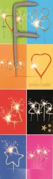 Sparkler 17cm Letra F