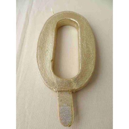 Vela Gigante 13cm Nº0 - Ouro