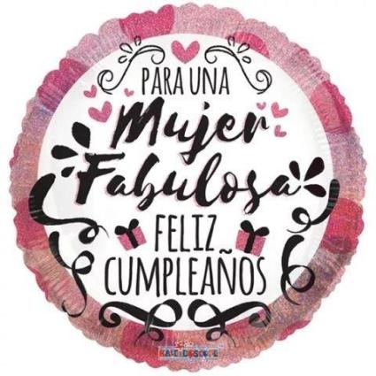 Balão Foil 18 Mujer Fabulosa