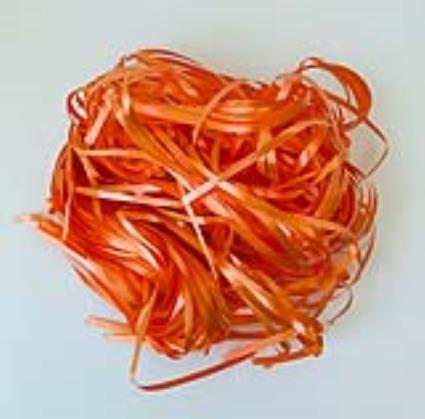 100 Fitas Cortadas 80cm - Laranja