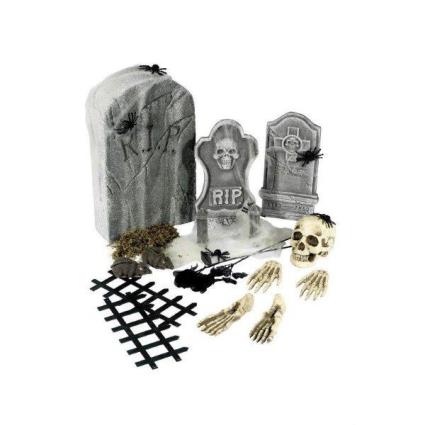 Kit Acessórios Cemitério - 24 Peças