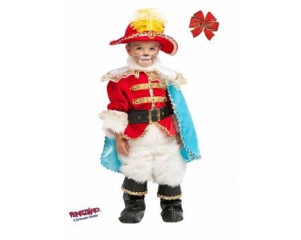 Fato De Carnaval Gato Botas - 3 Anos