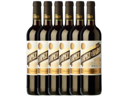 Vinho HACIENDA LÓPEZ DE HARO Hacienda López De Haro Rioja Crianza (0.75 L - 6 unidades)