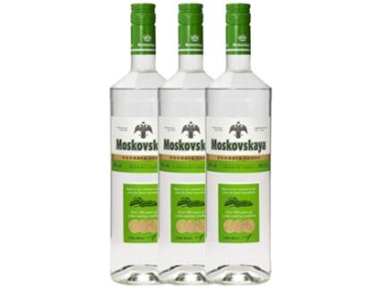 Vodka MOSKOVSKAYA Moskovskaya (1 L - 3 unidades)