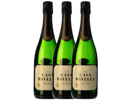 Espumante CASA RAVELLA Casa Ravella Brut Nature Cava (0.75 L - 3 unidades)