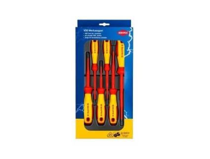 Chave de Fendas Aislado 1000 V Jgo 6 Pzs KNIPEX