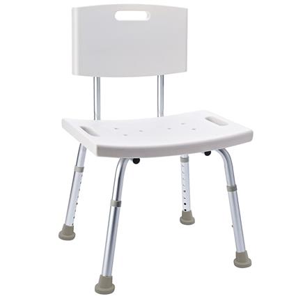 RIDDER Cadeira de casa de banho 150 kg branco A00602101