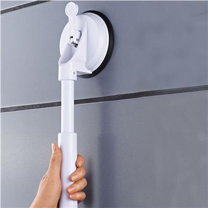 RIDDER Suporte de apoio telescópico por sucção 12 cm 100 kg A0150301