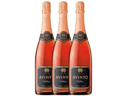 Espumante AVINYO CAVES Avinyo Caves Sublim Rose Pinot Preto Brut Cava Reserva (0.75 L - 3 unidades)