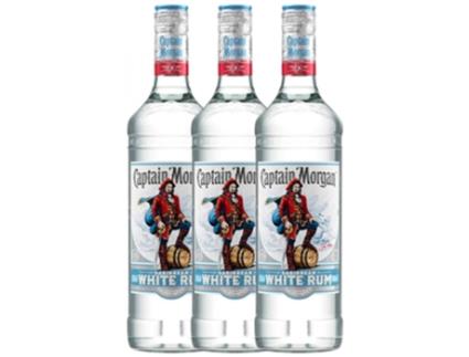 Rum CAPTAIN MORGAN Captain Morgan Blanco (1 L - 3 unidades)