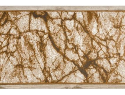 Passadeira Bcf Morad Marmur Mármore Bege/Ouro Cinza 100 cm