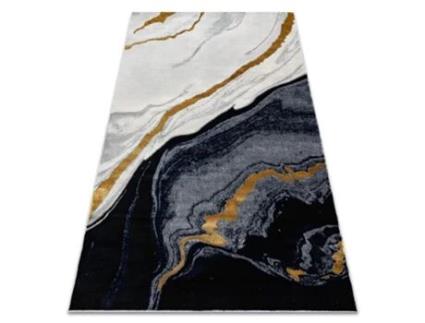 Tapete Emerald Exclusivo 1017 Glamour, À Moda Mármore Azul Escuro/Ouro (200 x 290 cm)