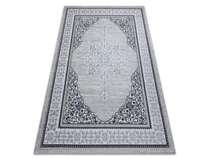 Tapete Gloss Moderno 8490 52 Ornamento À Moda, Quadro Marfim / Cinzento (120 x 170 cm)