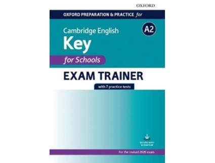 Livro oxford preparation and practice for cambridge english: a2 key for schools exam trainer de oxford university press (espanhol)
