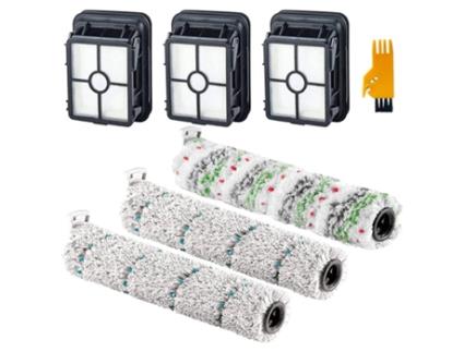 Peças para bissell crosswave sem fio max 2554 2590 series, rolos de escova
