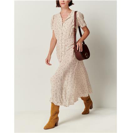 Sessun Vestido estampado de mangas curtas, Adelaida