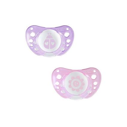 Chupeta Physio Air  2 unid. rosa-roxo