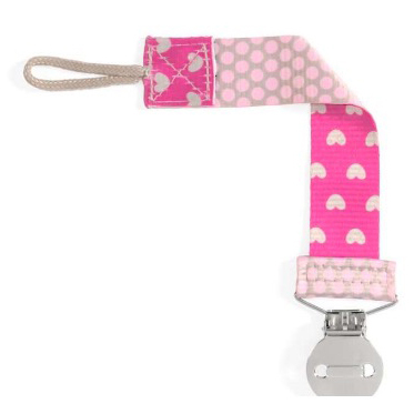 Fashion Clip para chupetas  rosa