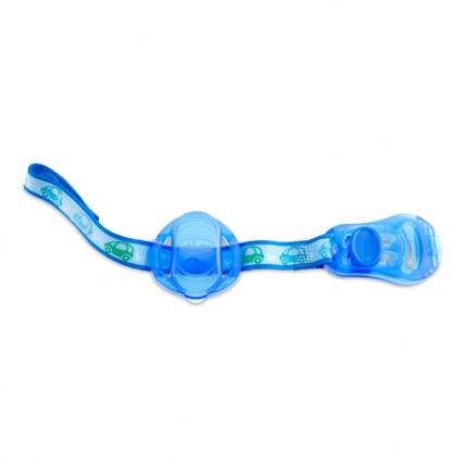 Clip protetor de chupeta  azul